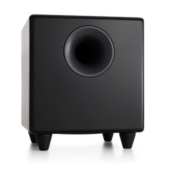 (audioengine)s8有源低音炮 有线音箱扬声器 内置放大器 8英寸 黑色
