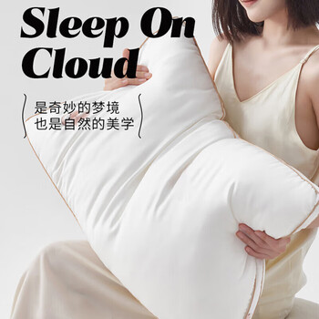 南极人抗菌大豆枕芯枕头一对装 2只装 星级酒店颈椎枕 成人安睡枕头芯