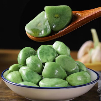 河南正宗腊八蒜绿蒜糖醋蒜头腌制泡蒜糖蒜绿蒜蒜米400g 腊八蒜400g(5