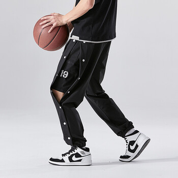 甄选好物篮球裤子排扣裤子男士韩版潮流束脚运动裤春夏季薄款篮球休闲