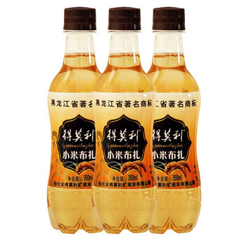 东北特产小米布扎饮料小米发酵饮料 小米布扎350ml/瓶*12