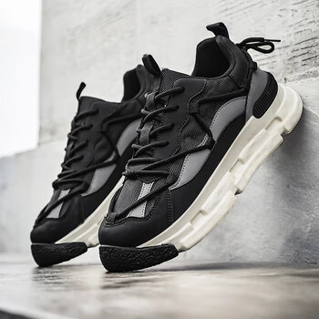 西域骆驼vancamel老爹鞋男款秋季青少年休闲潮牌运动跑步网红港风炸街