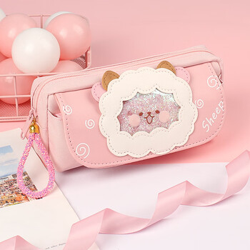 亚骏酷文具盒女孩笔袋小学生女收纳笔袋女童可爱少女心ins日系韩文具