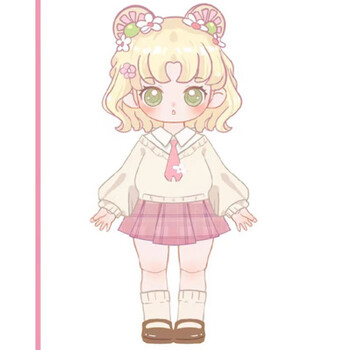 乐高(lego)糖娜樱花系列jk系列bjd盲盒可动人偶潮流玩具可爱女孩摆件