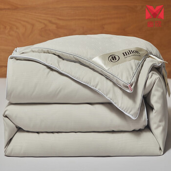 希尔顿蚕丝被冬被希尔顿桑蚕丝被子母被二合一拉链款学生宿舍被芯春秋