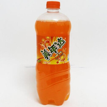 百事可乐美年达橙味1升15瓶江宁宏飞专营