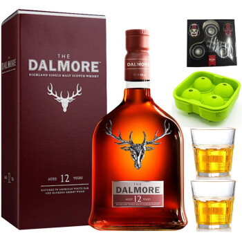 洋酒英国进口dalmore大摩12年苏格兰单一麦芽威士忌盒装700ml 达摩威士忌 图片价格品牌报价 京东