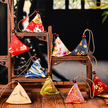 企米端午香囊端午节香包香囊国潮古风三角粽驱蚊艾草艾叶香包挂件公司