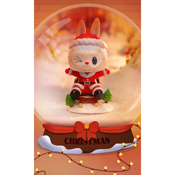 themonsterslabubu一起圣诞系列手办盲盒潮玩雪橇确认款开盒不开袋不