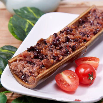 现货端午粽子批发蛋黄鲜肉粽陈皮豆沙粽红枣粽粽子竹筒黑米粽120克个