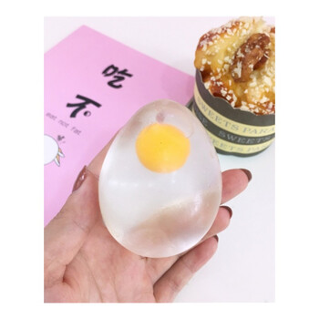 玩具创意好玩发泄水球捏捏乐可爱摔不烂的番茄解压神器玩具020 鸡蛋