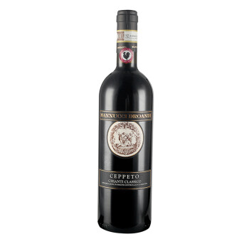 意大利原瓶进口 马努奇酒庄 切贝托经典基安蒂干红葡萄酒 750ml/瓶 单瓶装