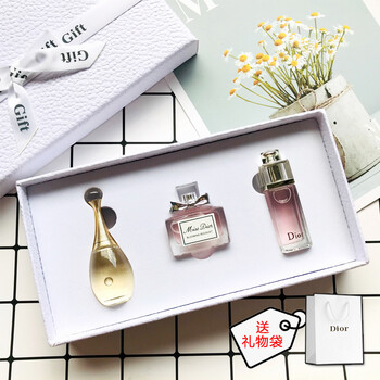 京选品质 迪奥香水小样五件套dior迪奥香水小样邂逅真我女士淡香coco花漾甜心五件套礼盒迪奥白盒三件套5ml 含 10ml 含 图片价格
