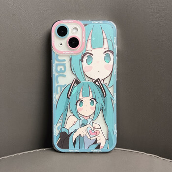 初音未来iphone14保护套13pro透明苹果12max动漫11二次元手机壳 pa113