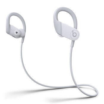 Beats Powerbeats 高性能无线蓝牙耳机 Apple H1芯片 运动耳机 颈挂式耳机-白色