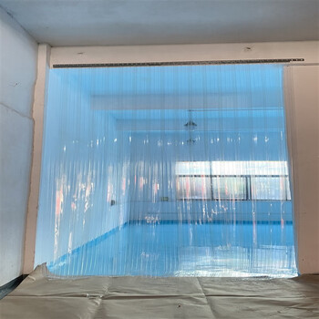 珂楚防静电门帘 b1阻燃pvc透明软门帘无尘室洁净棚防尘挡风塑料软门帘