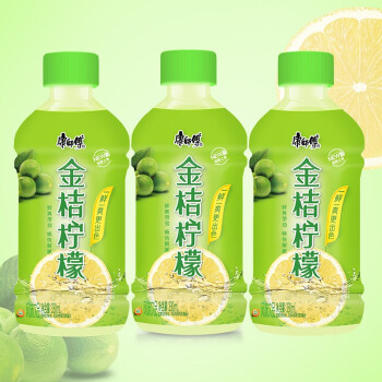 康师傅金桔柠檬330ml*12瓶饮料迷你小瓶果味饮料饮品夏季休闲聚会饮料