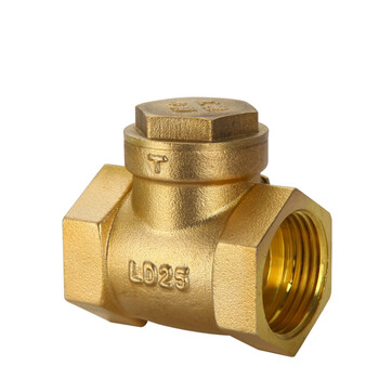 磁立方(magnet cube)卧式止回阀只进不出 铜单向阀 1寸/dn25