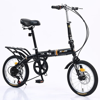 三河马20寸迷你折叠单车超轻便携成人儿童学生男女式碟刹变速自行车