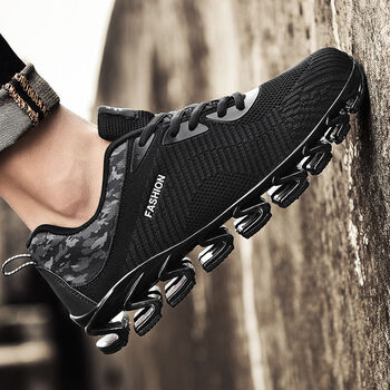 新品刀锋鞋男刀锋战士男鞋子减震跑步鞋夏季网面透气跑步鞋韩版百搭潮