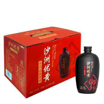 沙洲优黄 黄酒 红福六年陈酿 手工冻藏 半干型 10.5度 500ml*6瓶 整箱装