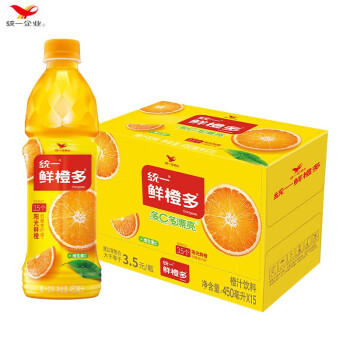 饮料夏季饮品果味果汁 鲜橙多450ml*6瓶【图片 价格 品牌 报价-京东