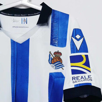 杰典球迷版2324皇家社会主场球衣10号奥亚萨瓦尔14号久保建英足球服