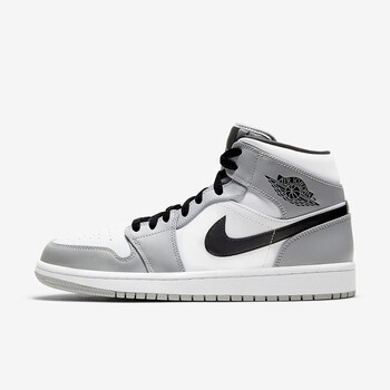 耐克nikenikeairjordan1midaj1男鞋黑白灰中帮休闲篮球鞋554724092425