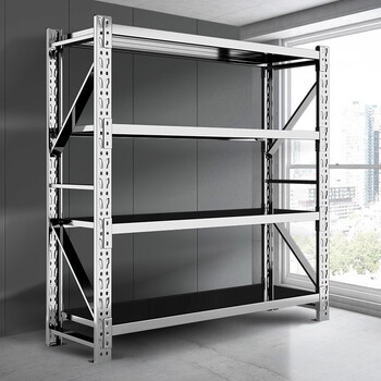 不秀钢物架不锈钢重型货架仓储仓库收纳置物架地下室冷库多层储物架