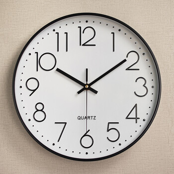 小米mi生态同款现代简约个性创意时钟挂钟客厅表卧室钟表大气圆形家用