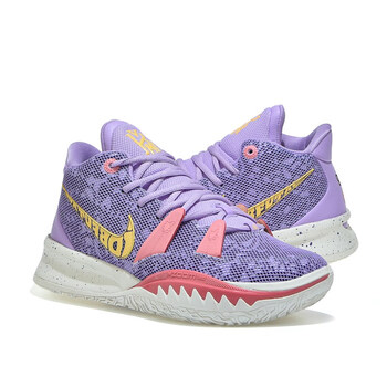 赛莉森【莆田纯原】欧文7代篮球鞋黑白灰蓝橙灰蓝金low5实大童 欧文7