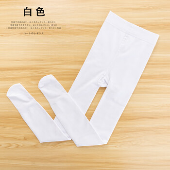 儿童袜子秋冬季3-15岁小女孩穿的加厚加绒连裤袜中大童白色打底裤女童