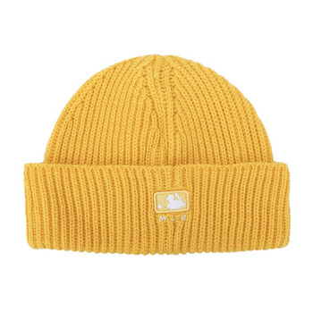 美职棒(mlb)官方 男女同款毛线帽情侣nyla刺绣小标运动针织帽 3abns