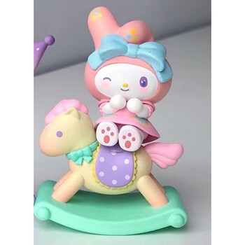 鸥童心木马盲盒库洛米帕恰狗玉桂狗风扇礼物 【美乐蒂-立耳】确阮款