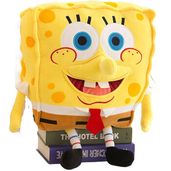 优羽海绵宝宝公仔一套装毛绒玩具娃娃卡通玩偶3d海绵宝宝小号45厘米连