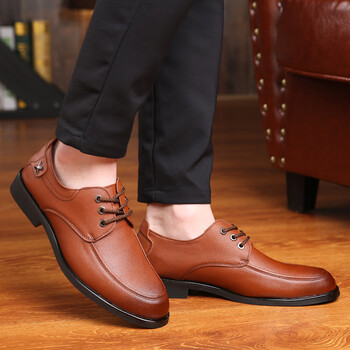 苏衿春男士上班皮鞋30商务正装40岁搭男鞋透气穿宗色出差定制联名款