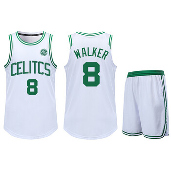 球衣定制球衣队服儿童篮球服套装男女印字印号团购 肯巴沃克8号(白色)