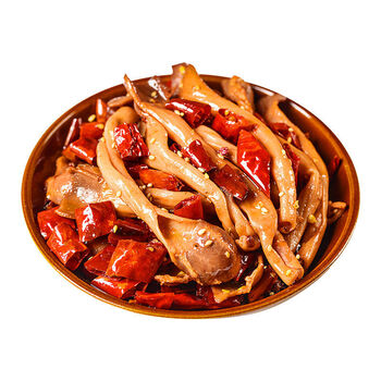 抓财手招牌香辣鸭郡把麻辣鸭肠头四川成都特色美食办公室小吃零食鸭郡