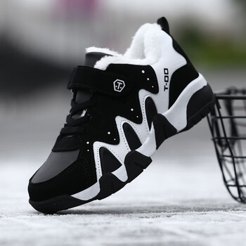 岁初中生童鞋防水棉鞋儿童鞋子冬季保暖皮面男童中大童宝宝定制联名款