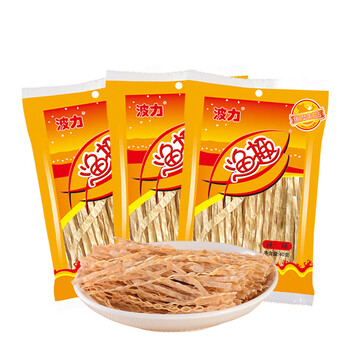 波力渔趣辣味40gx3包渔趣小零食鱼干丝鱼糜干
