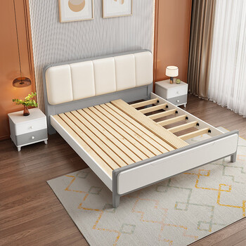 8米框架结构床 五星睡感乳胶垫 2柜