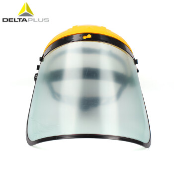 代尔塔（Deltaplus）101304头箍式PC防化防冲击面罩 实验室防护面屏 防化学飞溅面屏 1