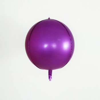 七夕情人节创意金属气球 22寸 金属色紫色