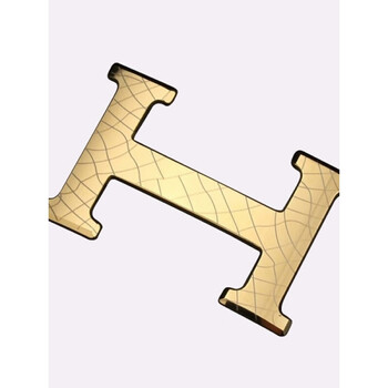 官方潮牌仕同款纯钨钢材质皮带扣男士扣头高端刀刮不花不褪色h扣工字