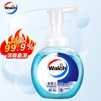 威露士（Walch）泡沫抑菌洗手液儿童孕妇可用 300ML健康呵护