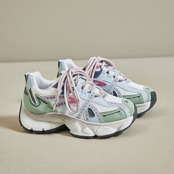 fengpilang卡迪高女鞋官方风格ins韩版新款老爹鞋女2023秋季学生运动