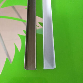 谦古瓷砖橱柜铝合金 u型卡槽层板框 单封边卡条 12*12mm卡1块瓷砖铝材