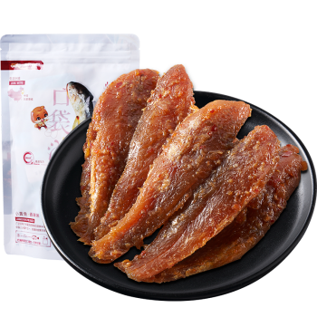 三只松鼠香辣味香酥小黄鱼 肉食海味即食鱼干小鱼仔96g/袋