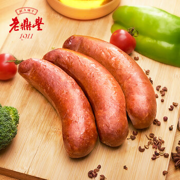 老鼎丰红肠瘦肉肠儿童肠支哈尔滨东北特产香肠特色小吃儿童红肠3支装
