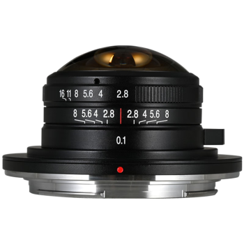 老蛙（LAOWA） 4mm F2.8 210° 圆周鱼眼镜头 黑色 佳能EF-M卡口